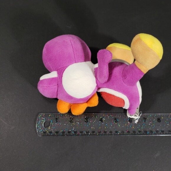 Super Mario Yoshi Purple Plush Toy Nintendo 2015 7 Inch  Y2k Video Character - Picture 7 of 9